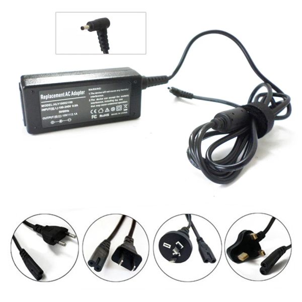 Adattatore Nuovo cavo di alimentazione dell'adattatore Adattatore Adattatore AC Adattatore per ASUS EEE PC X101 X101H X101CH AD6630 04G26B001050 EXA1004UH