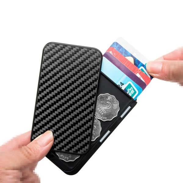 Inhaber Mode automatische RFID -Karteninhaber Männer Kreditkarteninhaber Business ID -Kartenkoffer
