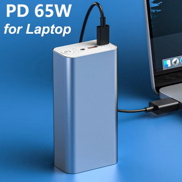 Chargers PD 65W 30000Mah Power Bank Caricatore portatile portatile Portable Portable Portable per laptop Tablet per laptop iPhone Xiaomi