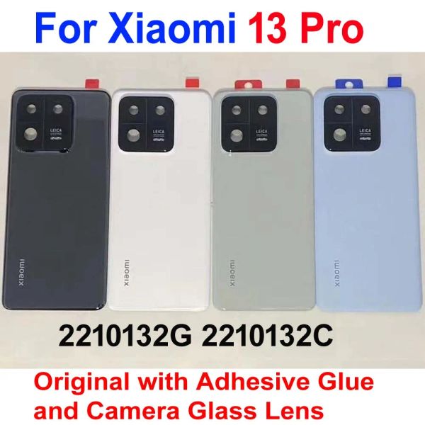 Frames Original Battery Housing Door für Xiaomi Mi 13 Pro Mobile Deckel zurück -Deckung hinter