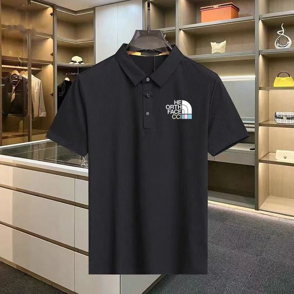 Tasarımcı Erkekler Moda Tişörtü meraklıları, üst düzey spor giyim ve üst düzey kumaş polo gömlekleri oluşturmak için kısa kollu baskı teknolojisi kullanıyor