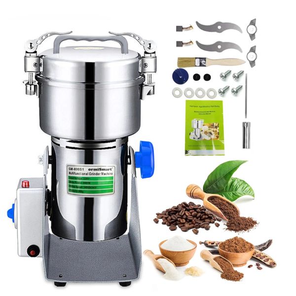 Mahlen 800 g Kaffeemühle Maschine Getreide Kräuter Gewürze Mühle Swing Typ Körner Mühle Trockenfutter Mühle Medizin Weizenmischer Gewürzmühle Mühle