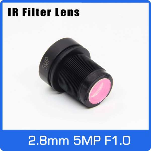 Filtros Super Starlight Lente com filtro IR 5mp 2,8mm Aperture F1.0 1/2,5 polegadas para câmera de ação e gravador de condução de carro Eken/sjcam