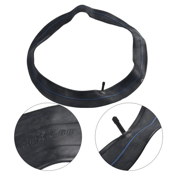 Accessori 1/2pc 20x 20x3,0 tubo interno in motoslitte di neve per pneumatico per biciclette per pneumatico per bici di gomma tubi interni Ebike Parti di ciclismo Accessori