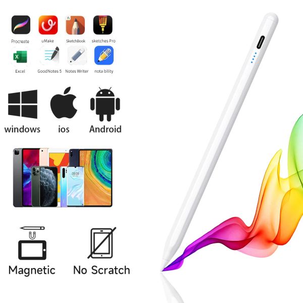 Pen de caneta universal de caneta universal para Android iOS Touch Pen para iPad Apple lápis para huawei lenovo samsung telefone xiaomi tablet caneta