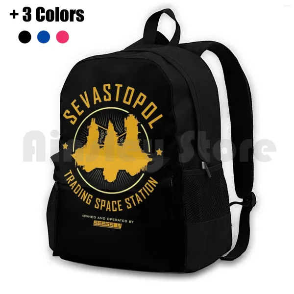 Backpack Sevastopol Station Outdoor Wanderwaage wasserdichte Campingreisen Olipop Filme Filme Spiele Video -Saga