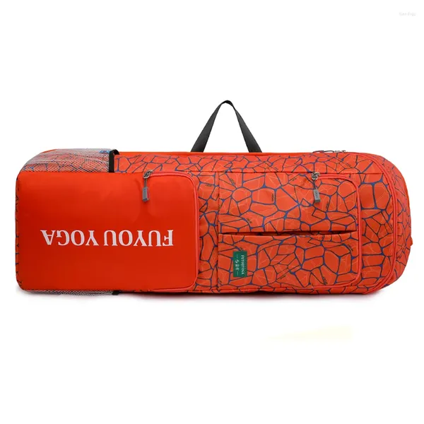 Outdoor -Taschen Yoga Pilates Kissenbeutel wasserdichte Fitnesstrainingsmatten Aufbewahrung mit Reißverschluss in Tasche/Mesh Tasche/Griff für Frauen Männer