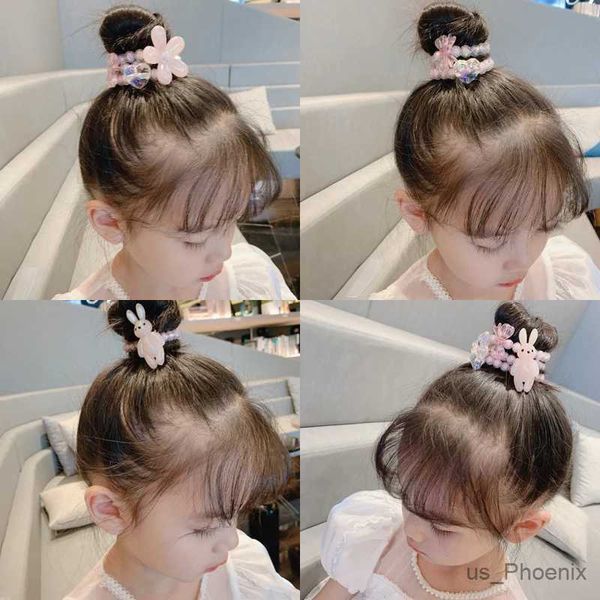 Аксессуары для волос 3 ПК/Устанавливают дети Симпатичный кусон мультфильм цветочные лук резины
