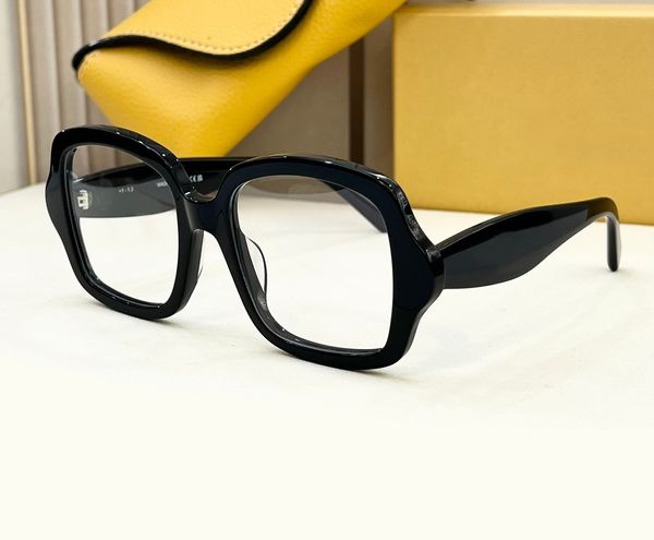Черные квадратные очки полная рама обода прозрачная линза Женщины Оптические очки рамы очков