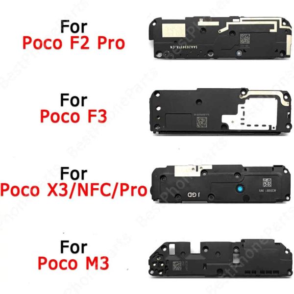Cavi per Xiaomi Poco M3 F3 F2 X3 NFC Pro Sound Module Buzzer Ringer Altoparlanti Altoparlanti Loud Scheda originale Sostituzione pezzi di ricambio