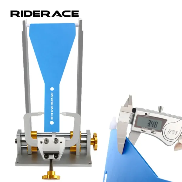 Werkzeuge professionelle Fahrradkorrekturanzeige Aluminiumlegierung Fahrrad -Positionierungsmesser für Rad Rim Truing Ständer MTB Reparaturwerkzeug