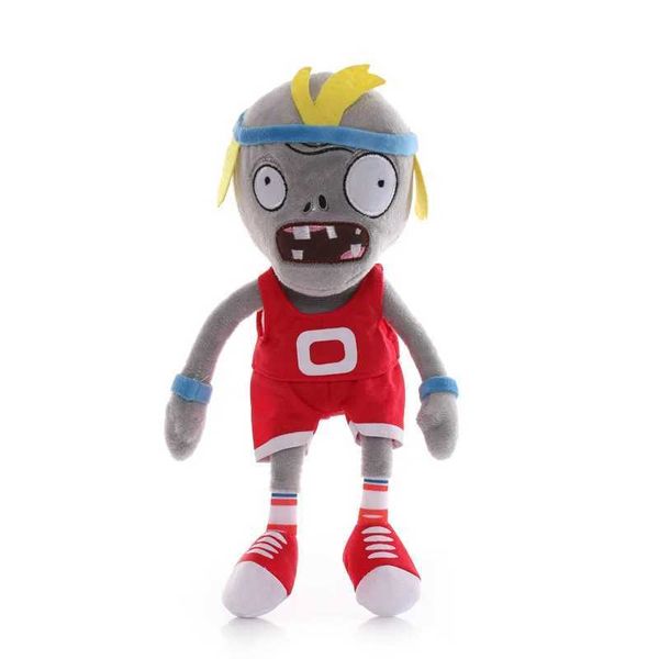 Peluş Bebekler 41 Style 30cm Zombies Dolgulu Peluş Bebek Oyuncakları Pvz Zombi Conehead Zombi Karikatür Oyunu Cosplay Anime Figür Çocuk Hediyeleri T240422