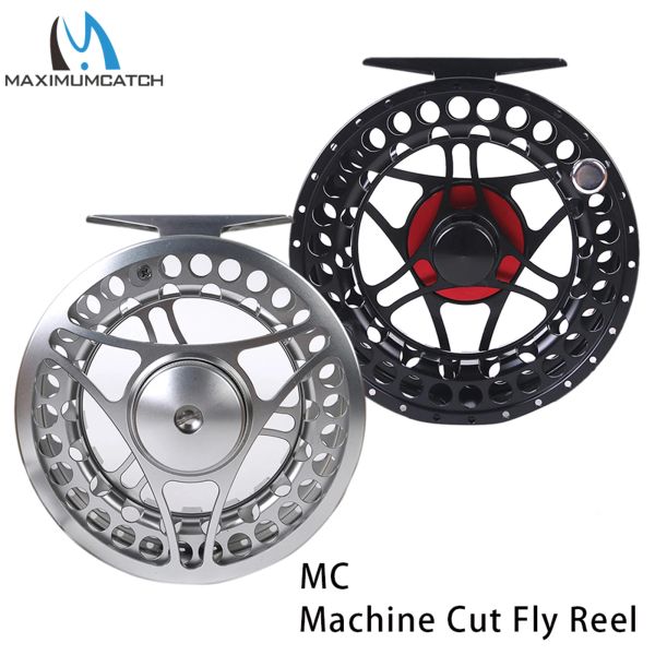 Accessoires Maximumcatch 211WT Fly Fishing Rollen CNC -Maschine Schnitt großer Arbor Aluminium Fliegenrolle