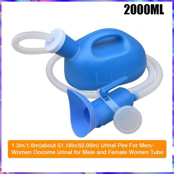 Ferramentas 2000ml portátil higiênico xixi urina garrafa plástica vaso sanitário de urinol garrafa homem mulher banheiro wc para suprimentos de acampamento para carros externos
