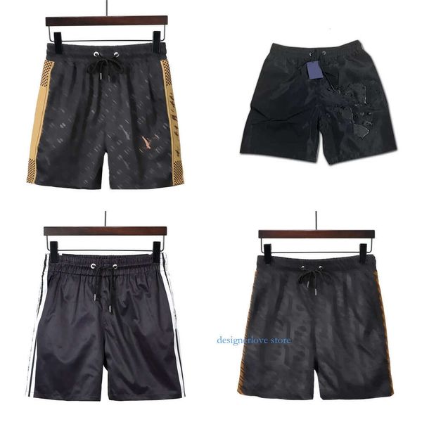 Herren Schwimmshorts Trunks Modebrief Wasser Reaktion Schwimmen Schnell trocknen Badebekollektoren Sommerbadanzug