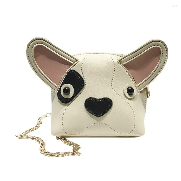 Mulher de cordão draw girl fofo cachorro mini shell saco chird crossbody ombro de personalidade saco de mensagens main femme main femme