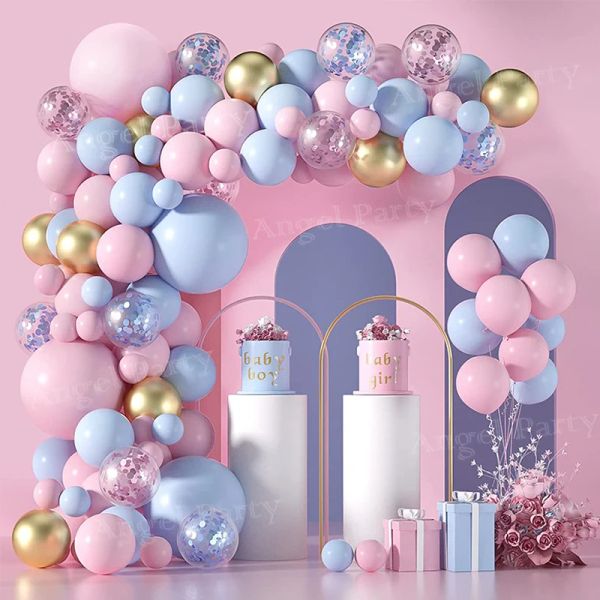 Blazer Nuovo genere rivelare festa Aron blu palloncini di compleanno rosa globos boy o ragazza decorazione per baby shower arche ballone anniversaire