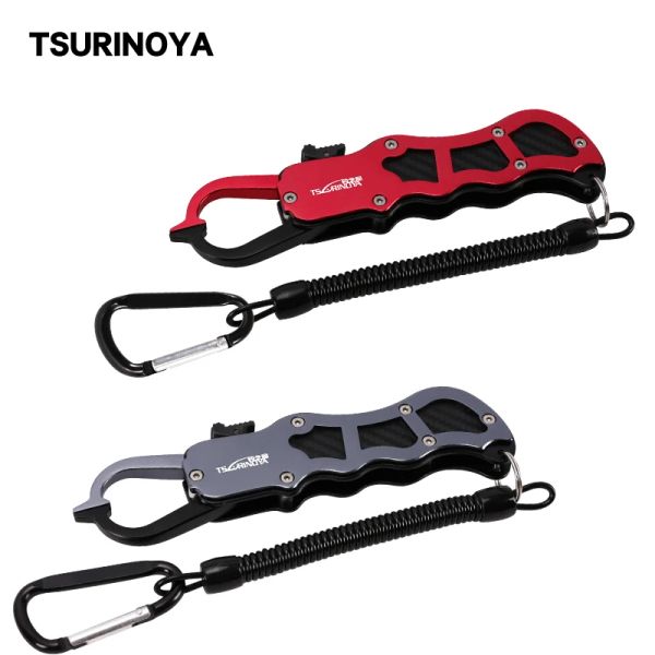 Acessórios Tsurinoya Gorda de pesca de alumínio Ultralight Portátil Fish Grip Grip de alta qualidade Pisos de pesca Ferramentas de equipamento de pesca