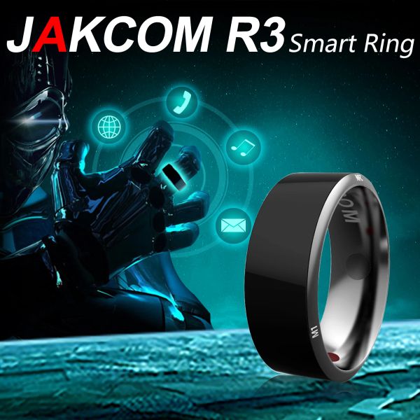 Pulseiras impermeabilizadas nfc smartring de aço inoxidável chip inteligente dedo mágico nfc anel inteligente r3 para celular smart anel digital