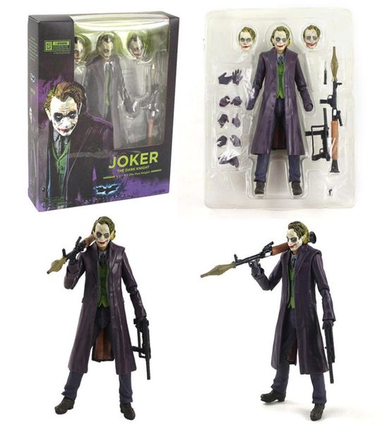 15 cm shf Joker Bazooka ile Kara Şövalye PVC aksiyon figürü oyuncaklar Noel hediyesi7355836