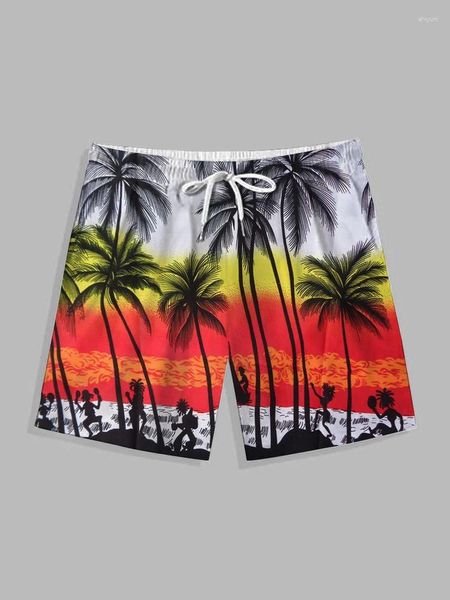 Shorts masculinos Casual Resort Beach Summer Summer Pool Atividades soltas à beira -mar