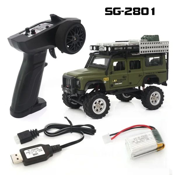 Auto in lega mini rc auto 1/28 4wd 2,4 g di simulazione Remoto Controllo da crawler crawler giocattoli per bambini vs wltoys 284161