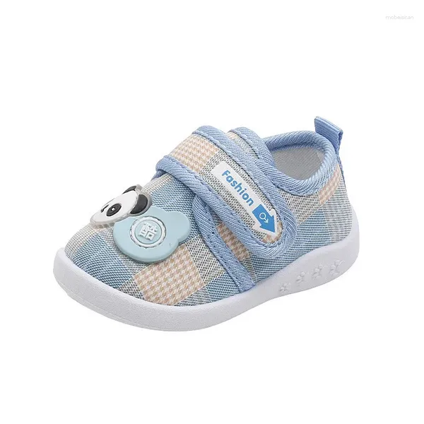 Erste Walkers Baby Boy Schuhe mit Sound 2024 Herbst Kleinkind Girl süßer Cartoon Walking Schuh weiche Bottom-Top-Top-Top-Turnschuhe lässig und komfortabel