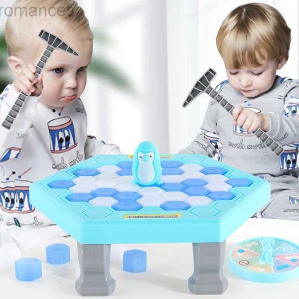 Dekompression Spielzeugeis Eisbrechung Spiel Toys Save Penguin Trap Break Ice Interactive Brettspiel Family Party Puzzle Tisch Klopfen Block Kinder Funny Toys D240424