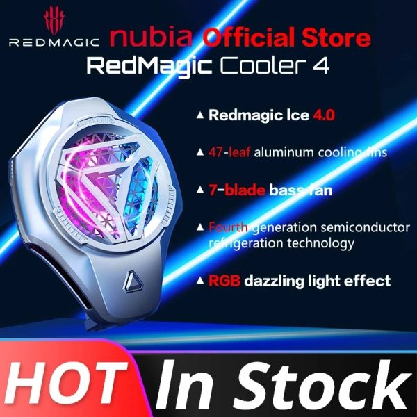 Аксессуары Redmagic Cooler 4 Ice Funcooler 15W Redmagic Ice 4.0 Подходящий WIDT 6687 мм 2 Режим охлаждения для Redmagic 8 Pro OnePlus 11 ROG 7