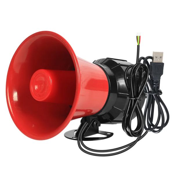 Siren Modbus RTU MP3 Siren Hoparlör Ses Alarm Boynuzu Endüstriyel Kontrol Sistemleri için 30W Boynuz Hoparlör Yapılı MP3 çalar
