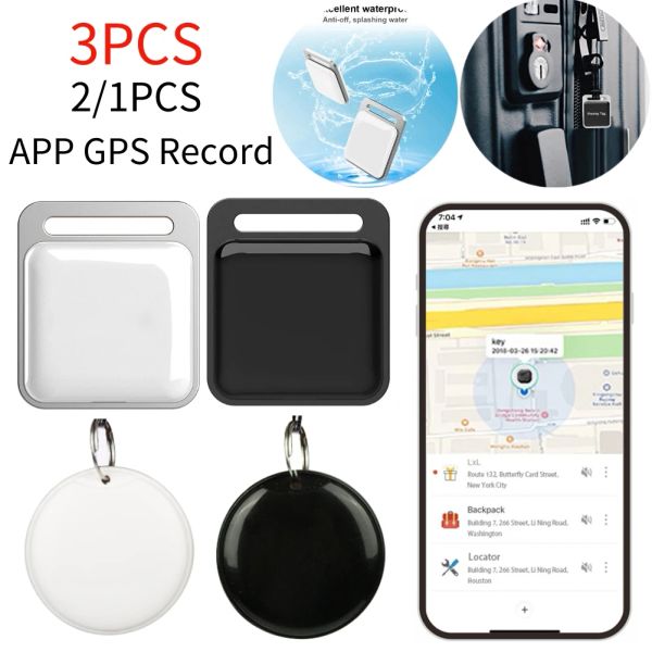 İzleyiciler Kablosuz Mini GPS Tracker Uygulama Kayıt Pet Akıllı Tag GPS Mini Bulucu Kids BluetoothCompatible iPhone Akıllı Ev Cihazları