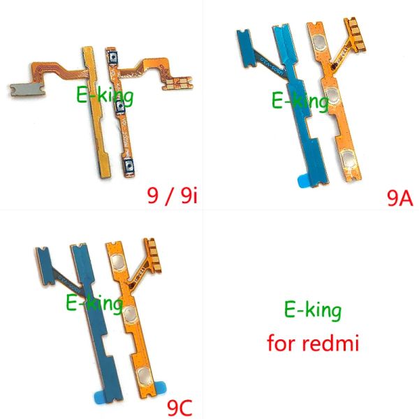 Cabos para xiaomi redmi 9 9i 9a 9c 9t 10 10a 10c 12c Pro Volume de potência Tecla