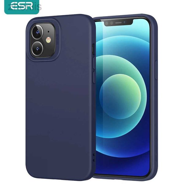 Mobiltelefonhüllen ESR für iPhone 12 Pro Max Hülle Silikon Gummi Hülle für iPhone 12 Luxus Soft Cover für iPhone 12 Pro Silicon Hülle Neue D240424