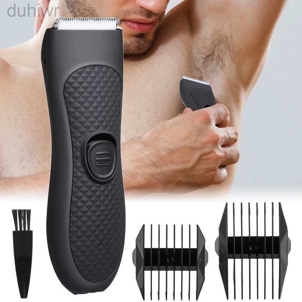 Epilatore Trignaio per capelli per uomini Zone Intimate Zone pone Epilatore Radiblio di rasoio per rasoio per rasoio per uomo per la mozione della barba Cut D240424