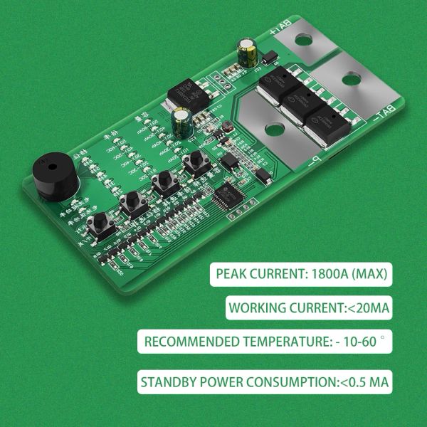 Kit de controle de bateria portátil de lítio portátil Soldador de controle de controle inteligente 0,10,3 mm Folha de níquel para 18650 26650 32650 Bateria