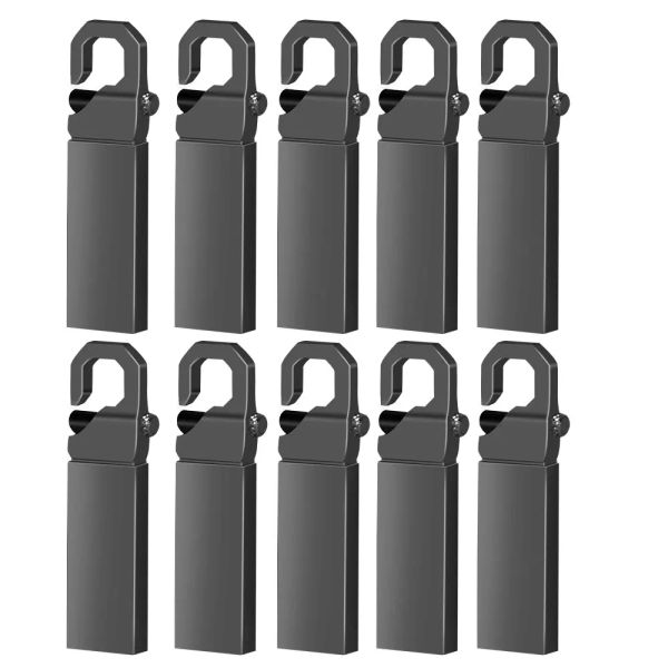 Laufwerke 10pcs Key USB -Flash -Laufwerk 128 GB 64 GB Flash -Laufwerk 32 GB 16 GB Pen -Laufwerke Pendrive USB Pendrive 256 MB 512 MB Memoria USB Stick 2.0