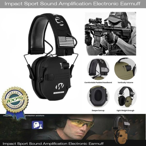 Protetor Original Tactical Electronic Shooting Earrefff Outdoor Sports Sports Antinise Headset Impact Sound Sound Hearting