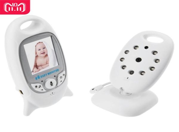 Vídeo sem fio infantil Baby Radio Babysitter Digital Baby Sleep Monitor de áudio Visão noturna Monitoramento de temperatura Rádio Nanny2339190
