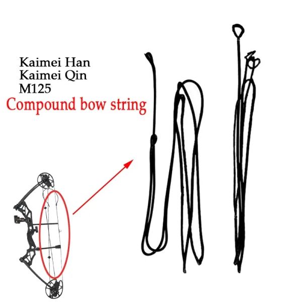 Darts 1pc composto de arco e arco de arco Kaimei Qin/Kaimei Han/M125 Bowstring arco de caça ao ar livre e seta de tiro de seta String String String