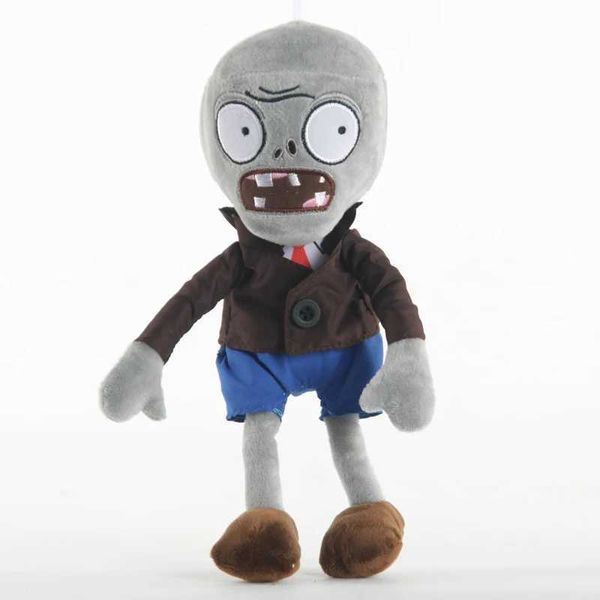 Плюшевые куклы 1pcs 30 см. Зомби плюшевые куклы Pvz Pass Basic Zombie Plush мягкие плюшевые плюшевые подарки для детей для детей T240422