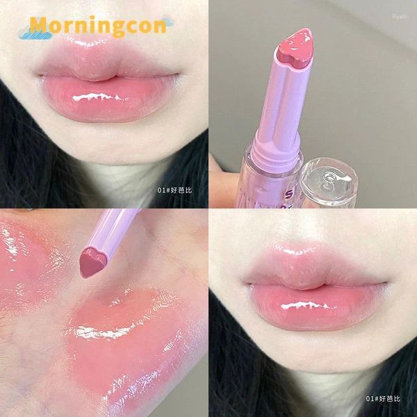 Bottiglie di stoccaggio jelly fiore amore rossetto conosce l'acqua lucidala lucidalava a tazza antiaderente specchio tinta trucco coreano all'ingrosso