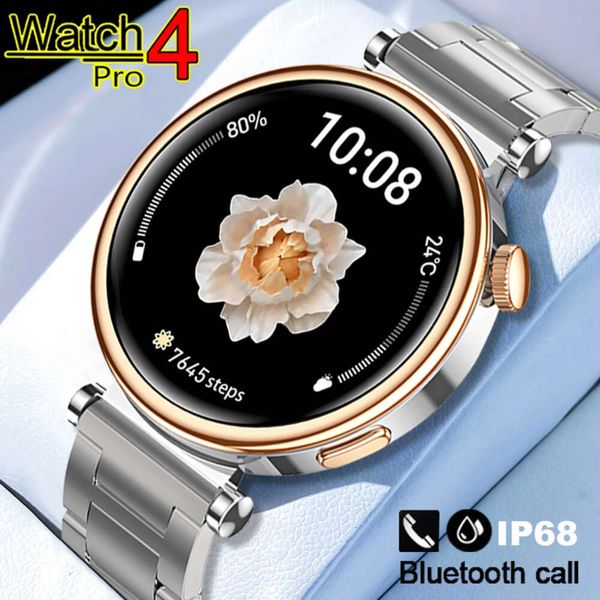 Para assistir GT4 New Fashion Women Women Smartwatch AMOLED 360*360 HD