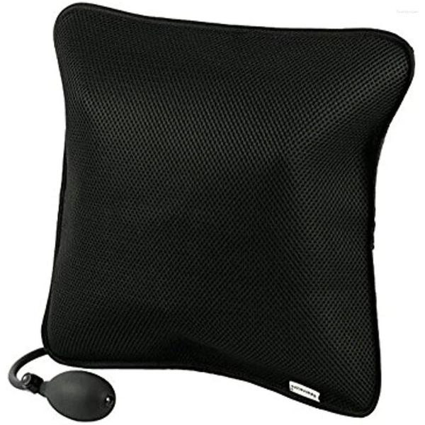 Cuscino Supporto lombare Backort gonfiabile portatile con pompa per sedia d'ufficio automobilistico campeggio di viaggio domestico