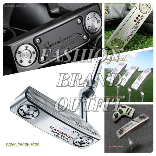 Scotty Putter Designer Super Select Newport 2 putter 32/03/34/35 pollici Putter da golf per club da golf a destra maschile 2024 Nuovo stile di alta qualità Scotty Camron Putter 817