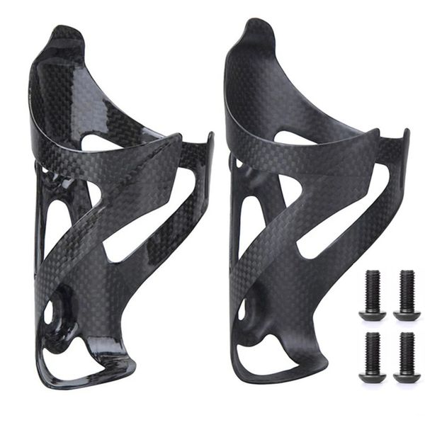 Full Carbon Faser Fahrrad Ultralig Wasserflasche Cage Cycle Equipment MTB Road Bike Halter Rack Accessoires 240411