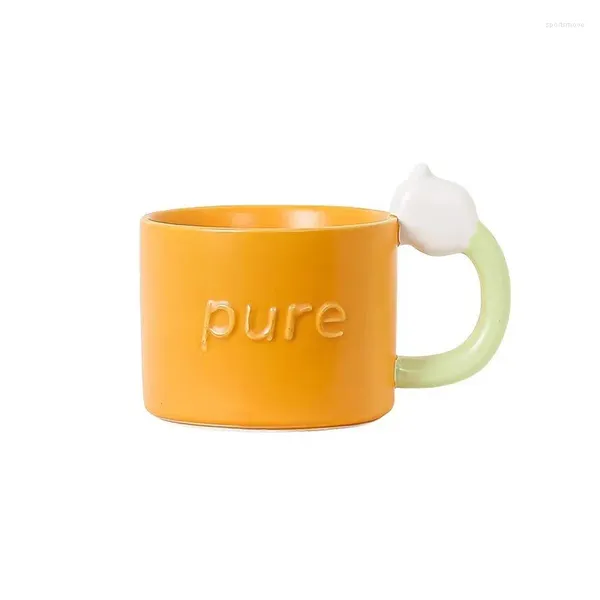 Tassen kreativer Bell Orchidee Keramik Tasse Tee Tasse Kumpel von Kaffeetassen Weihnachtspaar Geschenk Keramik Keramik Bar