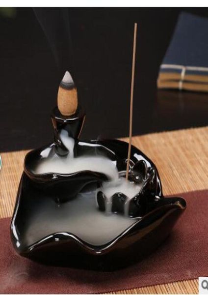 Burner di bruciatore in ceramica censer di casa e decorazione creativa forniture buddiste bergamot intero97081641204090