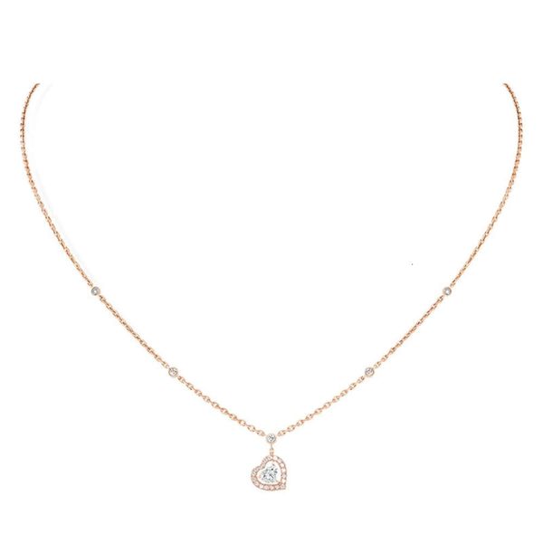 Collana a ciondolo swarovski collana diamante oro placcata per Natale e San Valentino Regalo per la collana di gioia da donna per donna designer Diamond Gold placcato