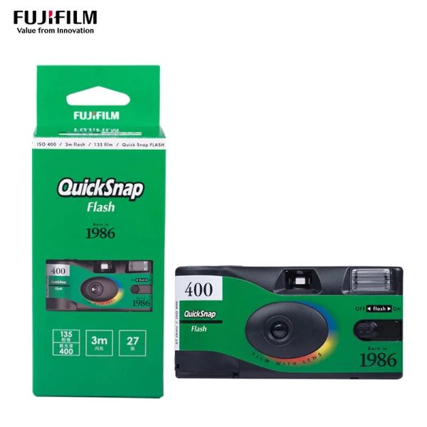 Telecamera originale Fujifilm QuicksNap 1986 Film usa e getta set di scatole regalo vintage pellicola stampante