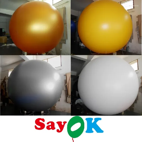 Decoração de festa Sayok 2M DIA.Publicidade gigante de balão de hélio inflável de PVC pendurado para festivais decoração de eventos